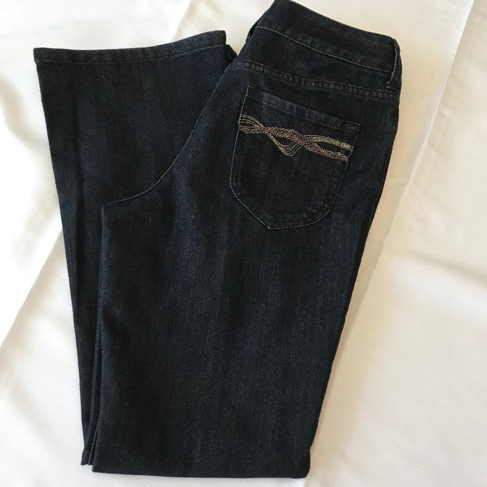 Chicos Platinum Blue Jeans Size 0.5 Short